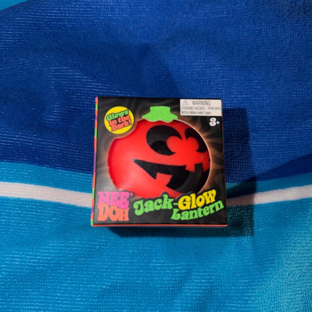 Schylling NeeDoh Jack-Glow Lantern Halloween NIB